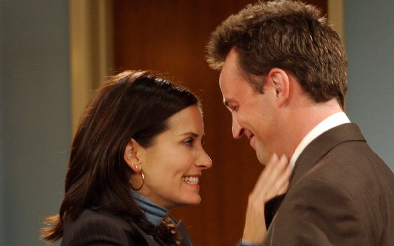 In der Erfolgsserie "Friends" spielten Courteney Cox und Matthew Perry das Traumpaar Monica Geller und Chandler Bing. 