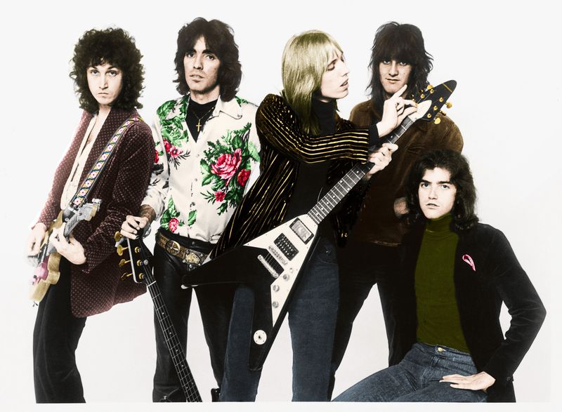 Mischten in den 70er-Jahren die Rockmusik auf: Tom Petty & The Heartbreakers (von links: Mike Campbell, Ron Blair, Tom Petty, Stan Lynch und Benmont Tench).