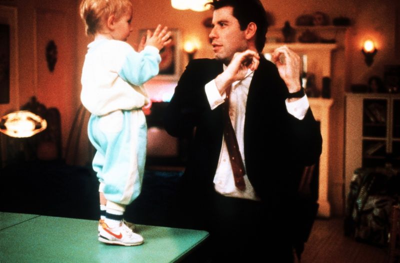 Thomas Gottschalk als Stimme eines Babys - das konnte man in "Kuck mal, wer da spricht" (1989) und der Fortsetzung von 1990 erleben. In Teil drei (1993) fingen dann die Hunde das Quasseln an - zur Freude der Hauptdarsteller John Travolta und Kirstie Alley.