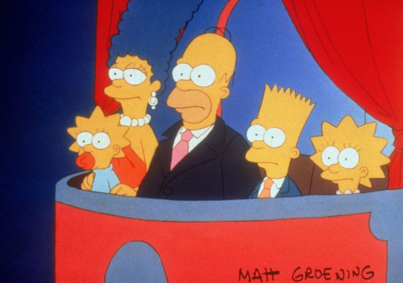 Ungefähr so sah das aus, als am 17. Dezember 1989 die "wichtigste TV-Serie des 20. Jahrhunderts" ("Time Magazine") in den USA auf Sendung ging. Wer hätte gedacht, dass "Die Simpsons" 30 Jahre, über 680 Folgen später immer noch laufen würden: Keine Sitcom, keine Zeichentrickserie und kaum ein anderes TV-Format reicht an diese Rekorde heran.