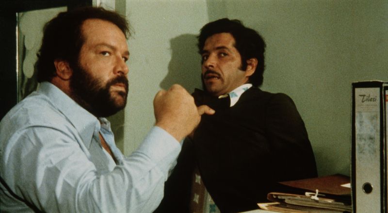 Schlagende Argumente: Bud Spencer (links) wurde Kult in "Sie nannten ihn Plattfuß".
