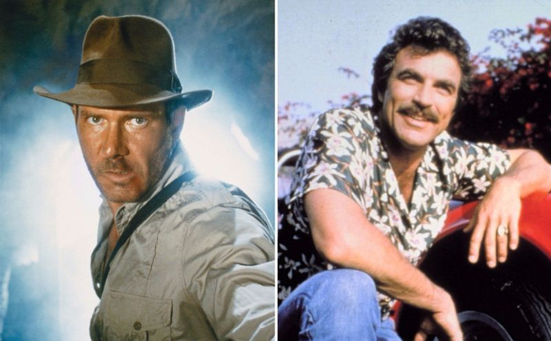 Er ist mit der Rolle untrennebar verbunden: Harrison Ford. 1981 schwang er zum ersten Mal als Indiana Jones in "Jäger des verlorenen Schatzes" die Peitsche. Kaum zu glauben, dass der erste Favorit für die Rolle tatsächlich Tom Selleck war - der hatte aber bereits für die TV-Serie "Magnum" einen Vertrag. Ohnehin waren verblüffend viele Kino-Stars waren nur zweite Wahl ...