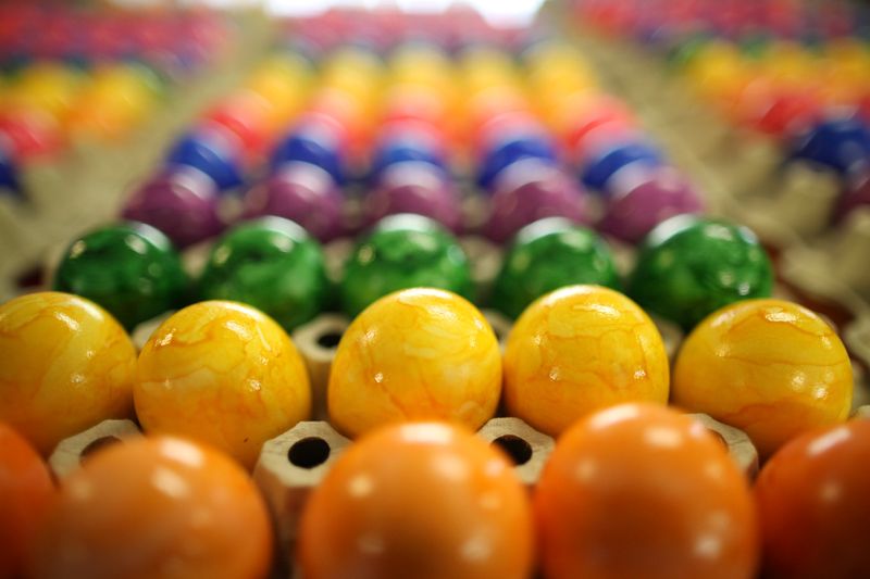 Trotz Eierknappheit ist das Osterfest nicht in Gefahr. 