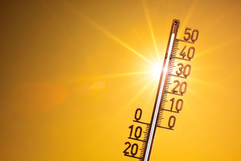 Klar, verglichen mit tropischen oder subtropischen Regionen ist es in Deutschland meist relativ kalt. Doch im Sommer können wir auch hierzulande Temperaturen jenseits der 40-Grad-Marke erreichen. Am 5. und am 7. August 2015 etwa wurden im fränkischen Kitzingen 40,3 Grad Celsius gemessen. Vier Jahre später wurde dieser Rekord gleich zweimal übertroffen: Auf dem NATO-Flugplatz bei Geilenkirchen stieg das Thermometer am 24. Juli 2019 auf 40,5 Grad, nur einen Tag später wurden in Duisburg-Baerl und Tönisvorst sogar 41,2 Grad aufgezeichnet.