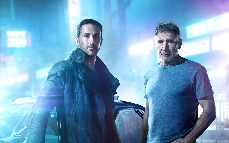 In der Fortsetzung "Blade Runner 2049" (2017) war Harrison Ford (Bild, rechts, mit Ryan Gosling) wieder mit von der Partie.