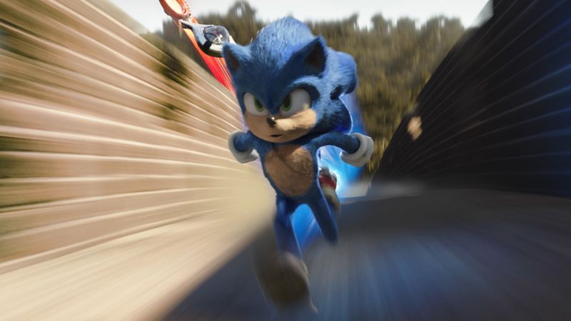 Keiner ist schneller als er: Mit Überschallgeschwindigkeit rast Sonic durch die Gegend.