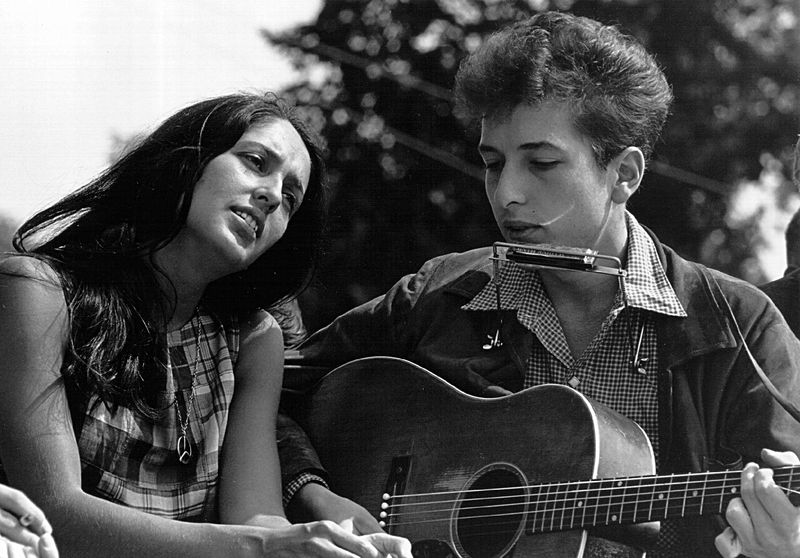 Zwei der größten Folk-Stars der 60er-Jahre: Joan Baez und Bob Dylan.