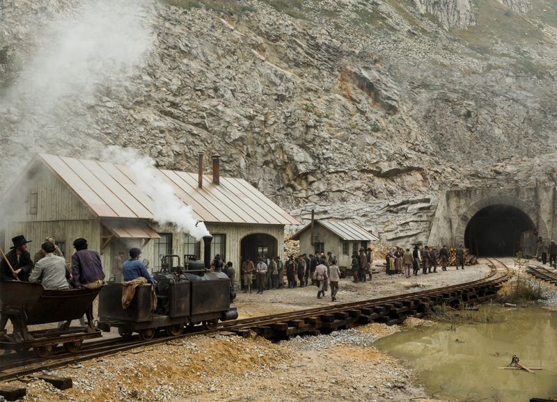 Im Jahr 1873 ist im Schweizer Bergdorf Göschenen Europas größte Baustelle. Acht Jahre sollte der Bau des Gotthard-Tunnels dauern.