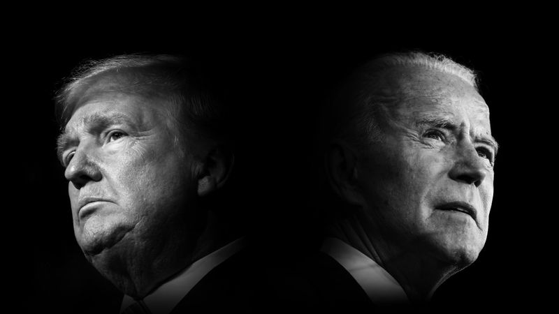 Amerika wählt zwischen Donald Trump (links) und Joe Biden. Wer wird der neue Präsident?