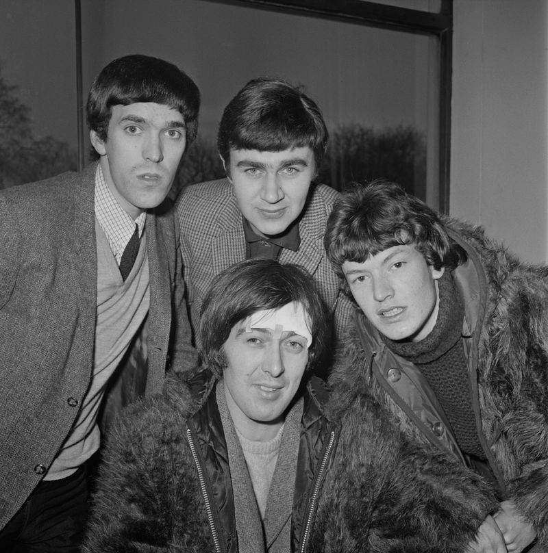 The Spencer Davis Group im Jahr 1966 (von links): Muff Winwood, Pete York, Spencer Davis und Steve Winwood.