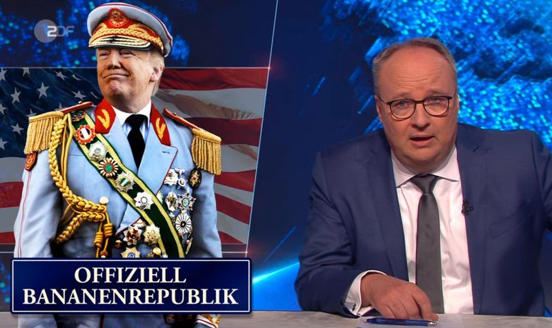 "Was für ein erbärmlicher Loser!" Oliver Welke zitierte in der "heute-show" (ZDF) Donald Trumps eigene Worte und bezeichnete ihn zudem als "aufstrebenden Jungdiktator".