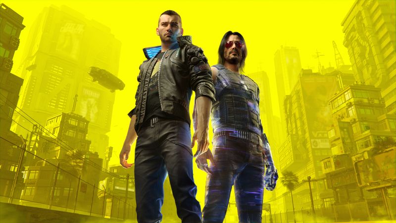 V ist der Held von "Cyberpunk 2077", Keanu Reeves als Johnny Silverhand der Star.