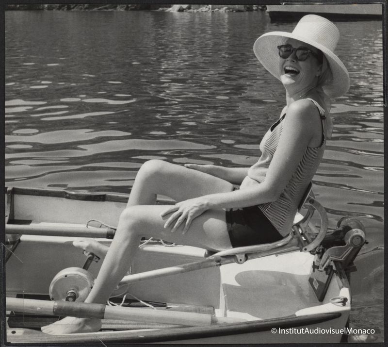 Grace Kelly genoss Momente, in denen sich unbeschwert ihre Freizeit genießen konnte.
