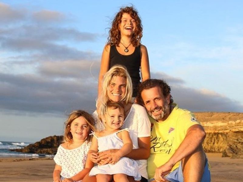 Happy Family: Familie Schirmacher-Möller auf Fuerteventura.