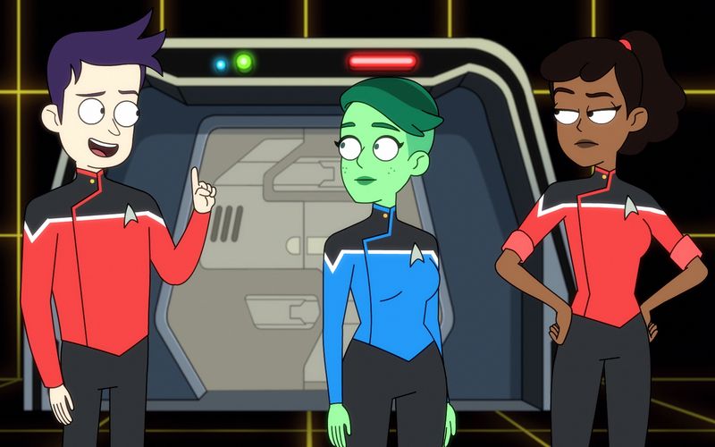 Die neue animierte Comedyserie "Star Trek: Lower Decks" zeigt, dass ein Raumschiff aus mehr als nur der Kommandobrücke besteht.