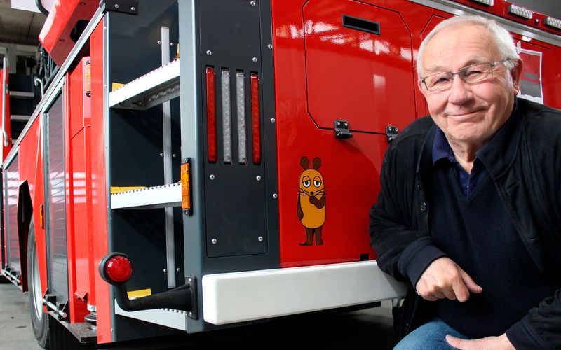 Mit der "Sendung mit der Maus" hat Armin Maiwald im Laufe der Jahrzehnte schon einiges erlebt. 2016 etwa begleitete der inzwischen 81-Jährige den Bau eines Feuerwehrautos.