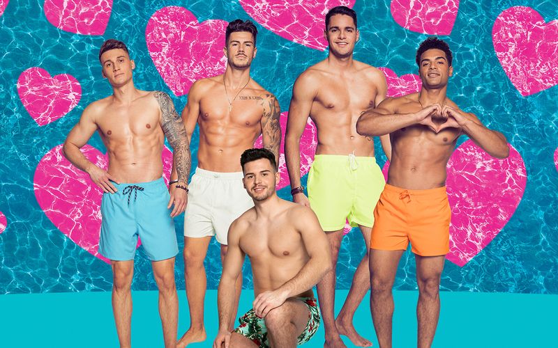 Diese fünf Männer haben bei "Love Island - Heiße Flirts und wahre Liebe" den Sieg vor Augen (von links): Fynn, Adriano, Dennis, Breno, Amadu.