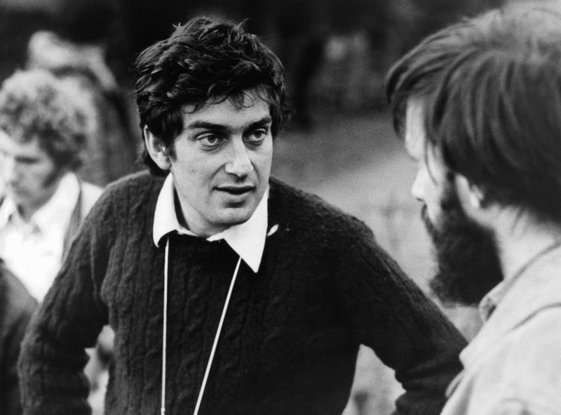 Bei der Arbeit: Im Jahr 1971 drehte Stephen Frears seinen Debütfilm "Gumshoe".