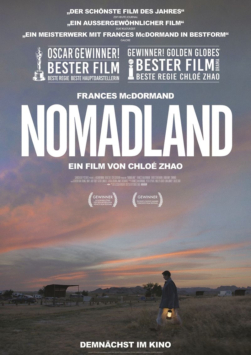 "Nomadland" gewann im Frühjahr drei Oscars - als bester Film, für die beste Regie sowie für die beste Hauptdarstellerin.