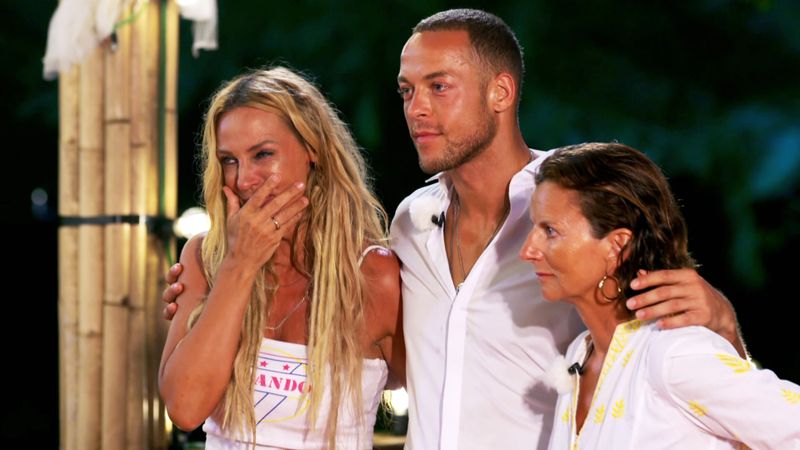 Loona (links), Andrej Mangold (Mitte) und Claudia Obert bibberten der Entscheidung entgegen. Wer würde "Kampf der Realitystars" gewinnen?