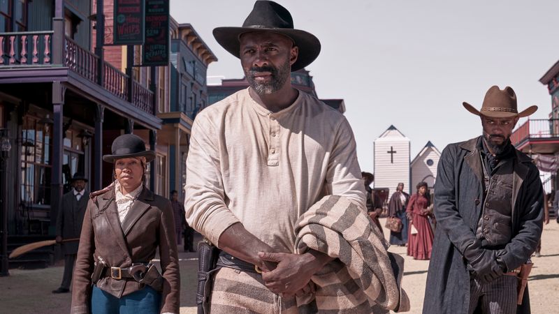Idris Elba im Westernfilm " 
The Harder They Fall"