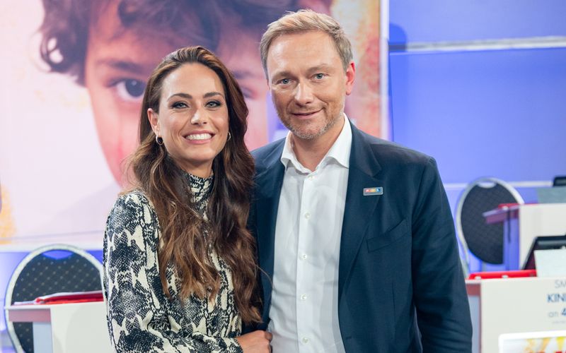 Franca Lehfeldt und Christian Lindner beim RTL-Spendenmarathon 2020: Das Paar will im kommenden Jahr heiraten.