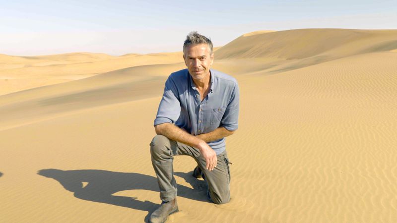 Für seine neuen "Terra X"-Folgen reiste Dirk Steffens unter anderem in die Wüste Namibias. 