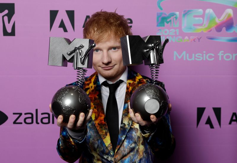 Ed Sheeran sicherte sich bei der Verleihung der MTV EMAs zwei Trophäen.