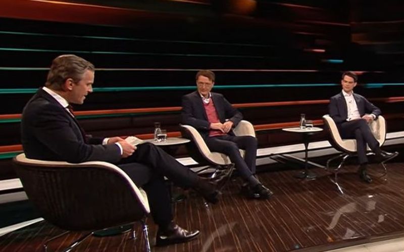 Wohin geht die Reise in der Corona-Pandemie? Das diskutierte Markus Lanz (links) am Mittwochabend in seinem ZDF-Talk.