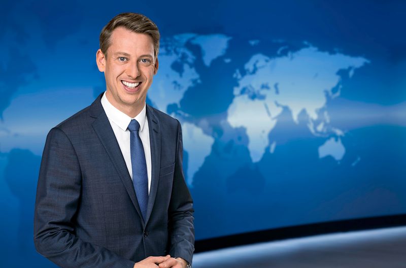 André Schünke sprang am Donnerstagabend spontan als Moderator der Hauptausgabe der "Tagesschau" ein.