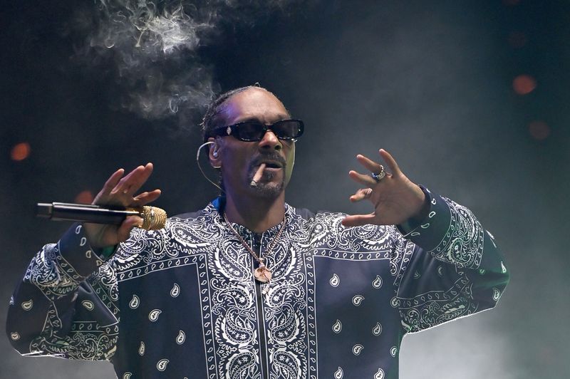 Vom Studio der US-Rap-Ikone Snoop Dogg im kalifornischen Inglewood zeigte sich Heidi Klum stark angetan.