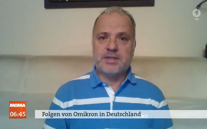 Im "ARD-Morgenmagazin" sprach Virologe Martin Stürmer über die Auswirkungen der Omikron-Variante in den kommenden Wochen.