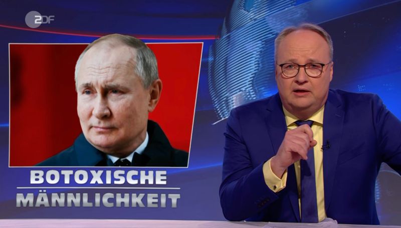 "Botoxfresse mit Großmacht-Komplex": Oliver Welke kritisierte in harten Worten Putins "Kriegsverbrechen" an den "tapferen Ukrainern".