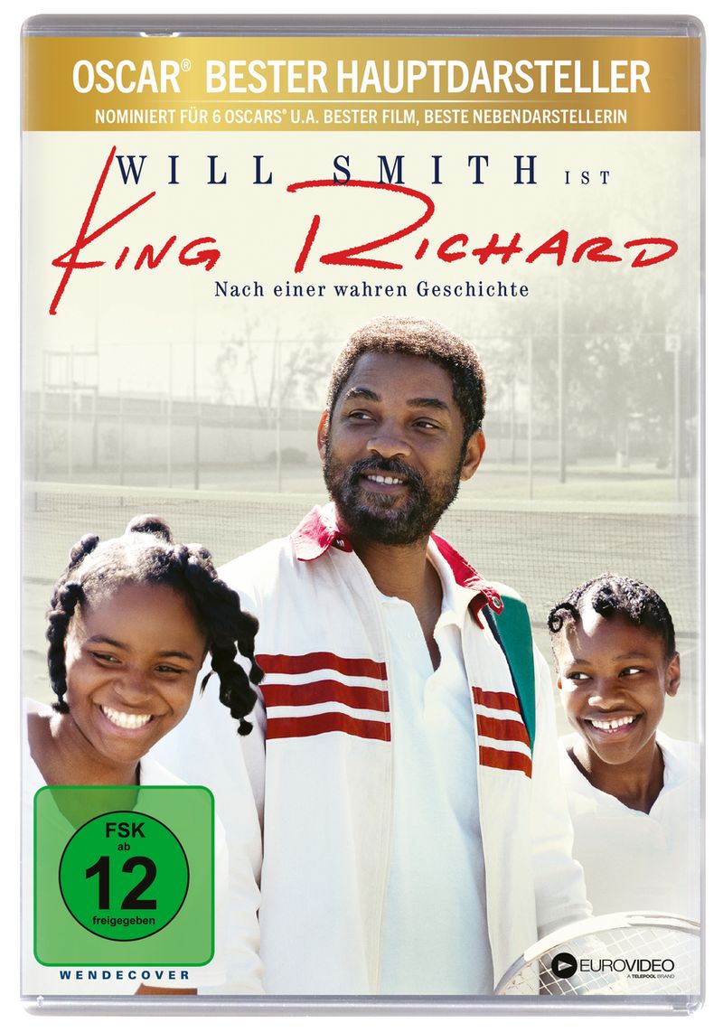 "King Richard" erzählt die Erfolgsgeschichte der Williams-Schwestern Serena und Venus nach, im Fokus steht aber vor allem ihr Vater Richard. 