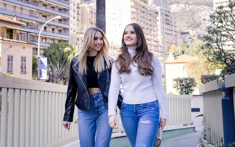 Hochhäuser, die die Welt bedeuten: Shania und Davina Geiss auf dem Weg zum eigenen "Fame".