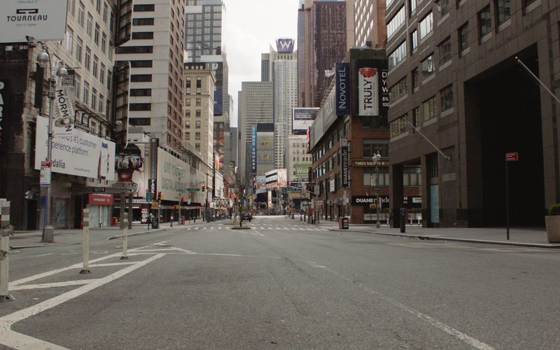 Leere Straßen in New York: Im Lockdown ging in der Millionenmetropole gar nichts mehr.
