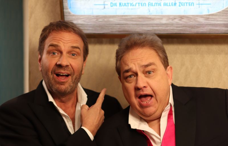 Oliver Kalkofe (rechts) und Peter Rütten gehören zu den größten Liebhabern und zugleich strengsten Kritikern des hiesigen Fernsehens.