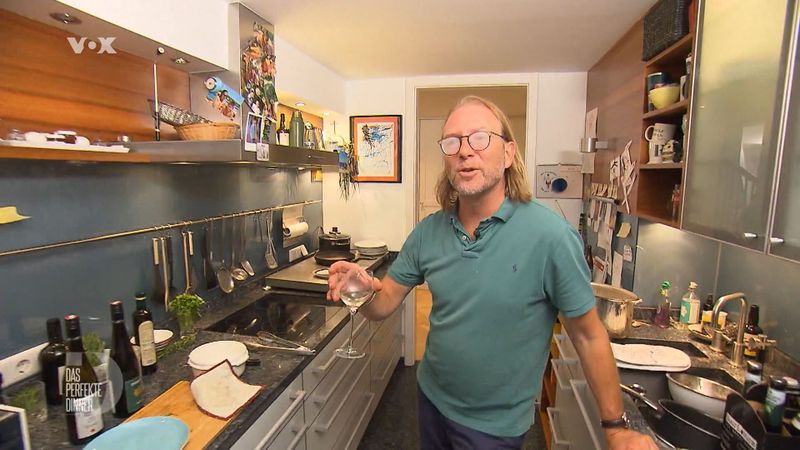 ChaosDinner in Wien Gastgeber Robert vergisst beim Hauptgang