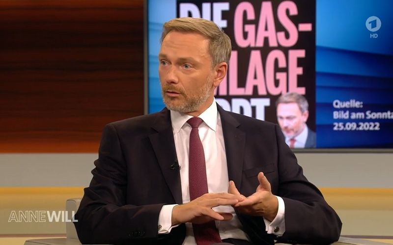 Bundesfinanzminister Christian Lindner (FDP) verteidigte die Gaspreisbremse bei "Anne Will", bekam jedoch ordentlich Kontra.