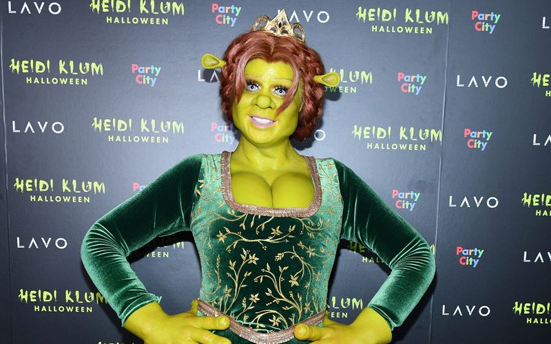 Als Fiona, die Frau von Shrek, begeisterte Heidi Klum 2018 ihre Fans. Der Shrek an ihrer Seite? Ehemann Tom Kaulitz.