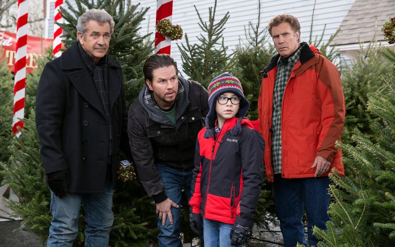 Verschiedene Generationen: Bei Kurt (Mel Gibson, links), Dusty (Mark Wahlberg, zweiter von links), Dylan (Owen Vaccaro) und Brad (Will Ferrell, rechts) ist das Chaos vorprogrammiert.