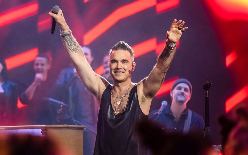 Robbie Williams brachte internationalen Glamour in die MDR-Show "Your Songs".