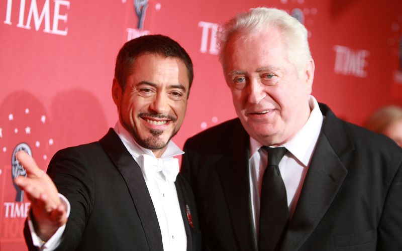 Robert Downey Jr. und sein Vater Robert Downey Sr. im Jahr 2008: Drogen waren in der Familie an der Tagesordnung.