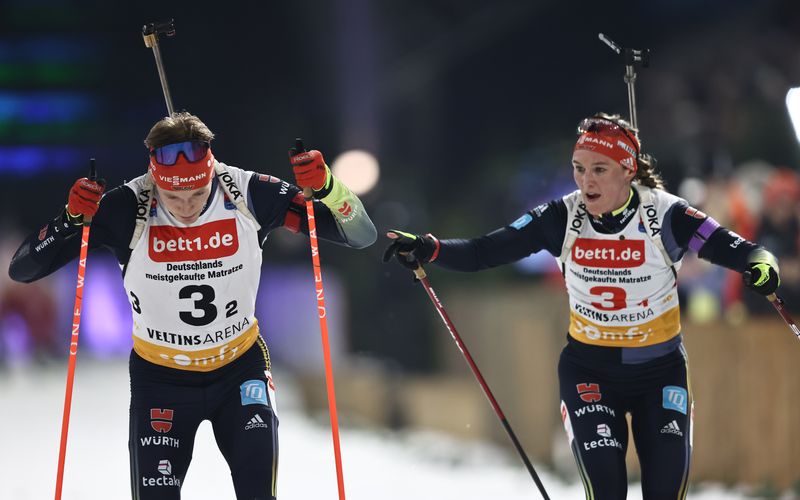 Benedikt Doll und Denise Herrmann-Wick gehen als größte deutsche Medaillen-Hoffnungen in die Biathlon-WM.