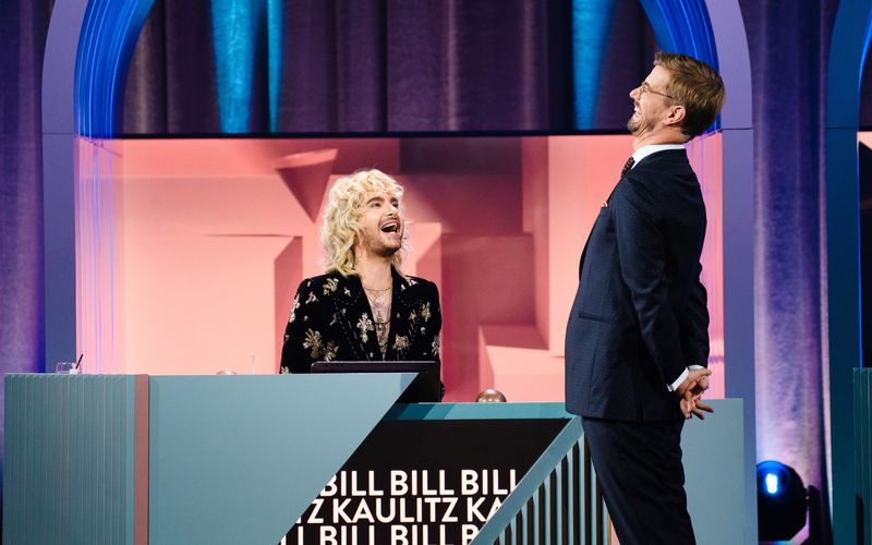 Auch in der fünften Staffel von "Wer stiehlt mir die Show?" darf Humor natürlich nicht zu kurz kommen - dafür sorgen Bill Kaulitz (links) und Joko Winterscheidt höchstpersönlich.