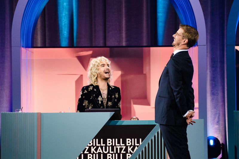 Bill Kaulitz hatte gut lachen, auch wenn es für ihn bei WSMDS nicht so gut lief. Joko verging das Lachen später...