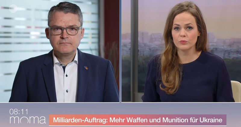 Im ZDF-"Morgenmagazin" hatte Moderatorin Harriet von Waldenfels am Donnerstag Roderich Kiesewetter (CDU) zu Gast.