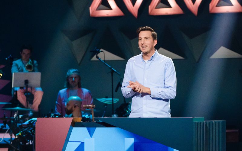 Sieht nur so brav aus: Wildcard-Moderator Svenrik Gollmann.