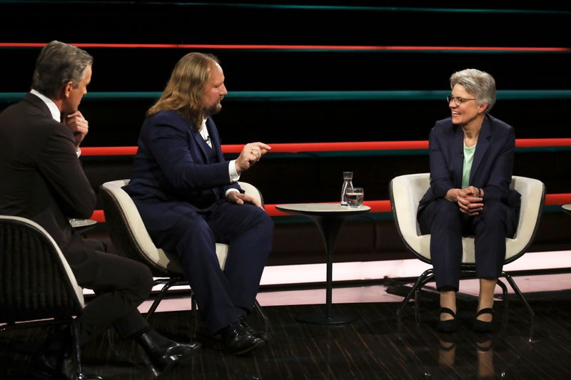 Hitzige Diskussion: Der Heizungspläne der Ampelkoalition wurden von Journalistin Antje Höning (rechts) kritisch hinterfragt.