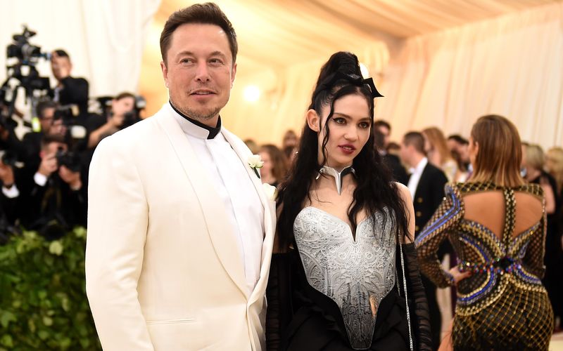 Ungewöhnliches Paar mit einer Vorliebe für ungewöhnliche Namen: Tesla-Chef Elon Musk und Pop-Musikerin Grimes lernten sich auf Twitter kennen.